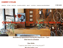 Tablet Screenshot of cherrycycles.com